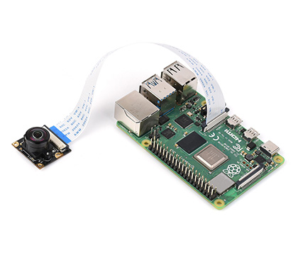 RPi Camera (M), Connects to Raspberry Pi 4B/3B+/3A+/3B/2B/B+/A+/Zero series/Zero 2 W series versions