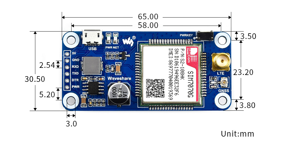 SIM7070G-Cat-M-NB-IoT-GPRS-HAT-details-1