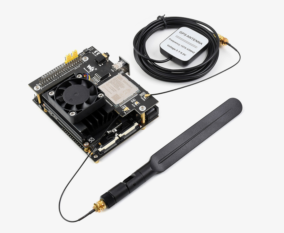 SIM7600G-H 4G Module Expansion Board For Jetson Nano, Compatible with Jetson Nano series boards