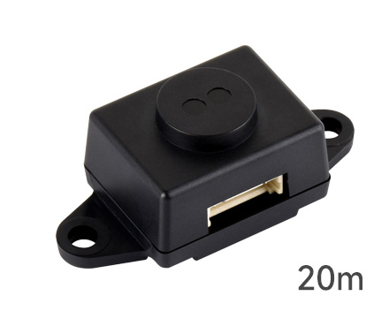 TOF (time of flight) Laser Range Sensor, front view
