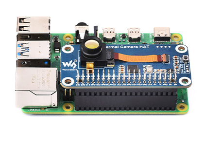 Thermal Camera HAT, connecting with Raspberry Pi 4B via 40PIN GPIO header