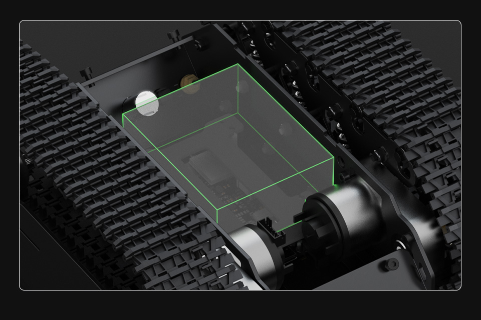 UGV Beast AI Robot with large internal space