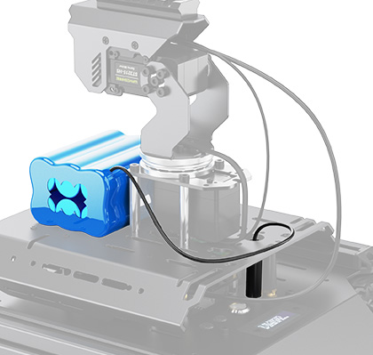 UGV Rover AI Robot, supports expanding external battery set