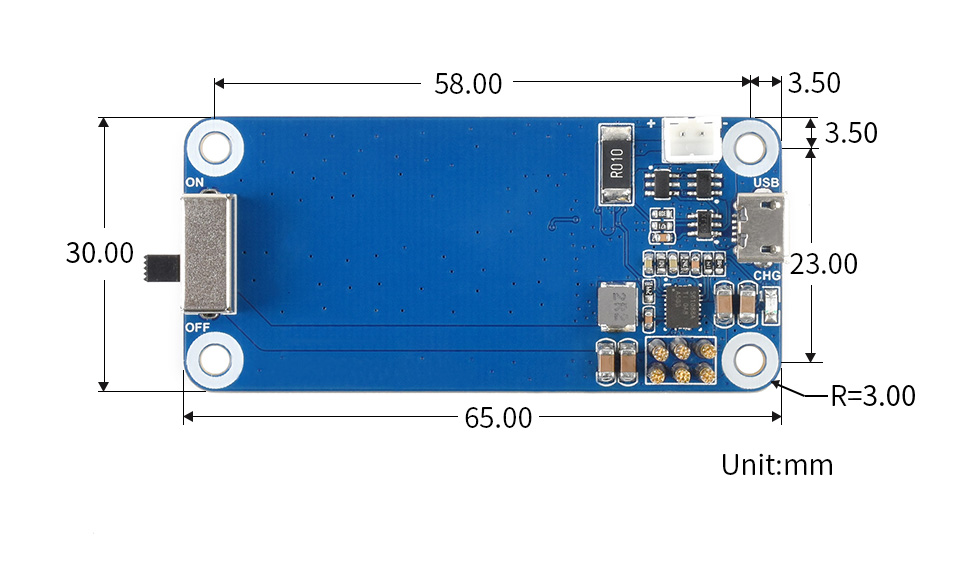 UPS d'alimentation sans coupure HAT Pour Raspberry Pi Zéro, sortie d'alimentation  5 V stable - Melopero Produits électroniques