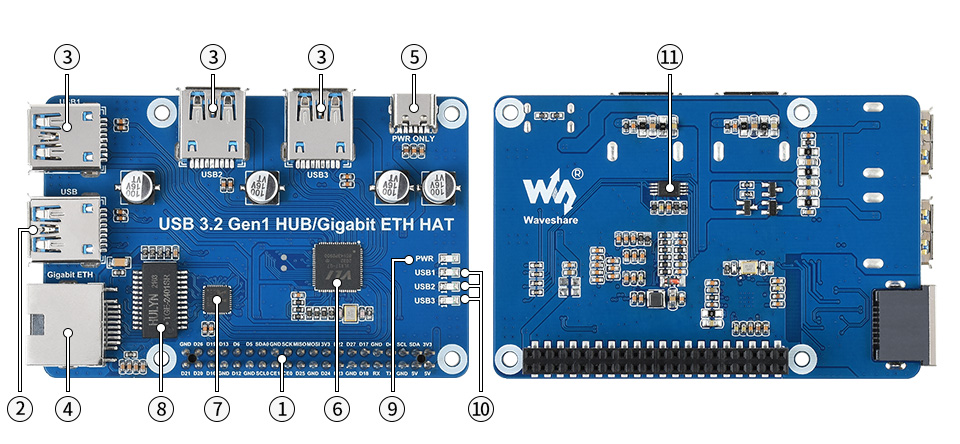 3.0, Módulo Breakout, HAT Starter, Acessórios para