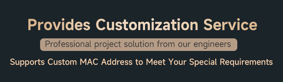 USB 3.2 Gen1 TO 2.5G, supports customization service