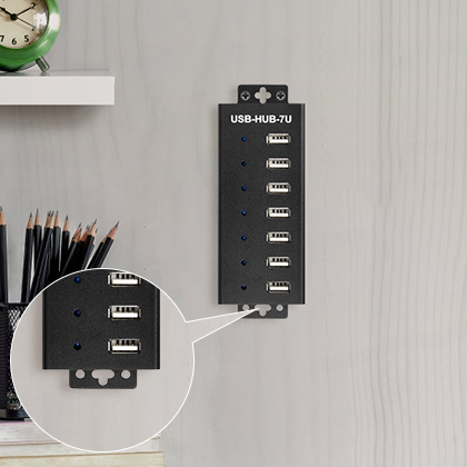 Industrial grade USB HUB, Extending 4x USB 3.2 Ports, Switchable dual  hosts, Multi Protections