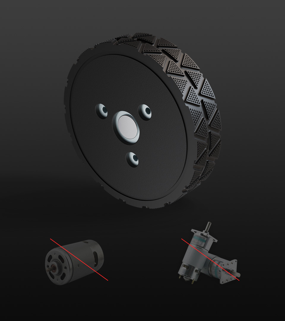 DDSM210 servo motor design features