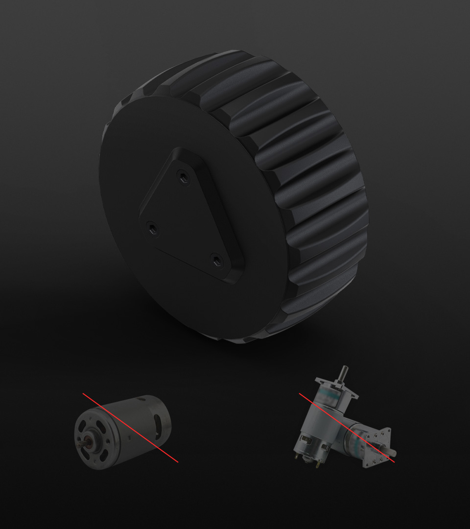 DDSM315 servo motor design features