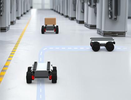 DDSM315 servo motor UGV Robot Chassisapplication scenario
