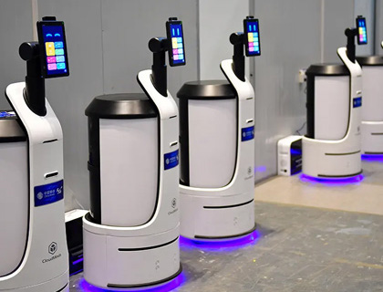 DDSM315 servo motor Commercial Robots application scenario