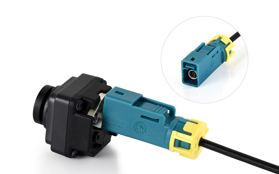 Fakra Z-Coded Dual Female Waterproof Coaxial Cable, connection example