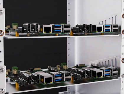 HomeRack 8U Basic Kit, Multi-SBC Cluster