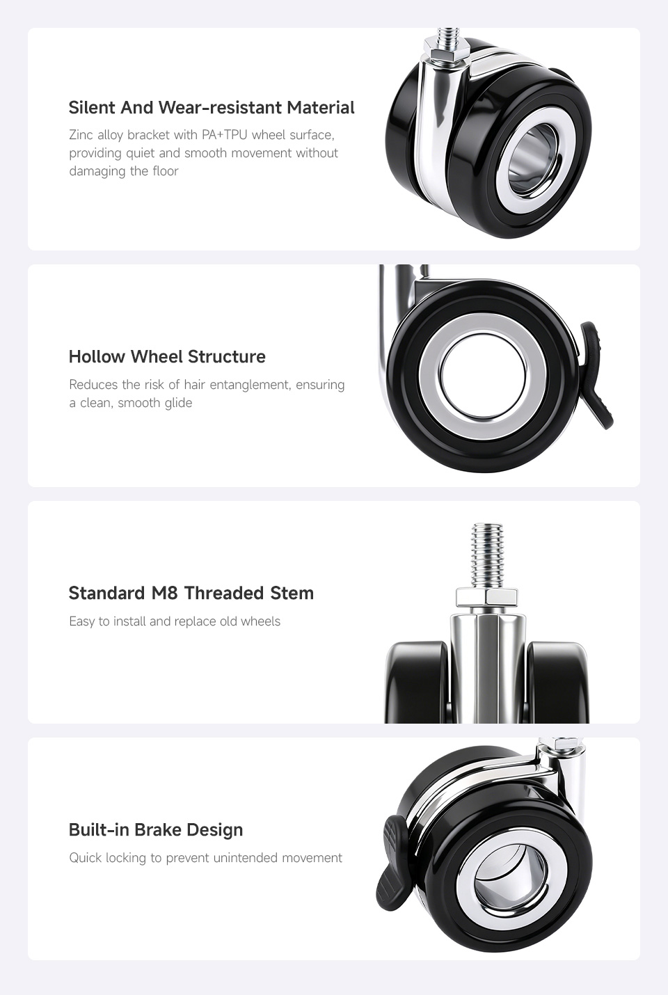 HomeRack-Wheels-Kit, product details