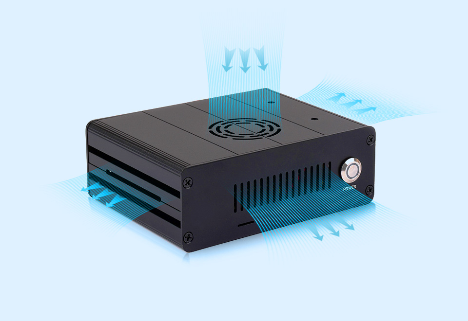 JETSON-ORIN-CASE-B, Active + Passive Cooling