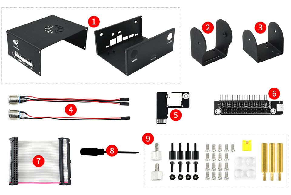 chassi do computador, corpo de metal sólido