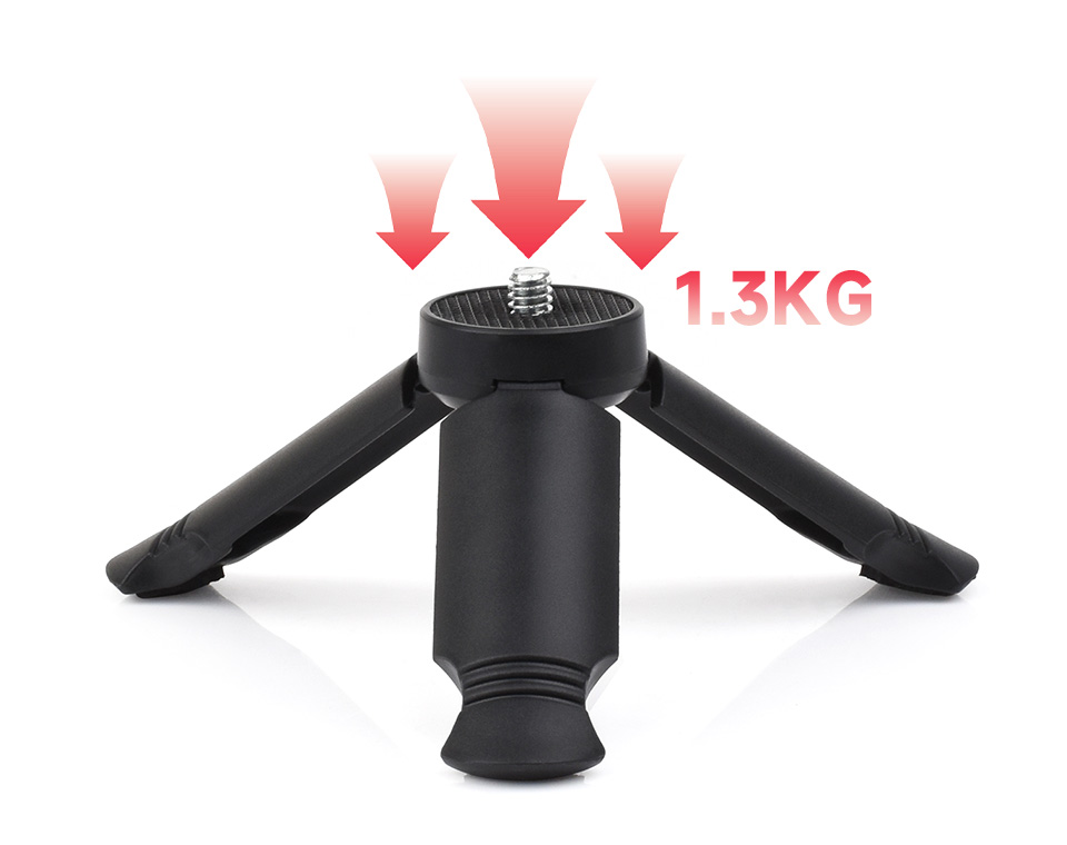 Portable Mini Tripod (B), supports up to 1.3KG of load