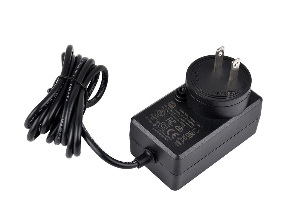 5V / 5A Power Supply, front view