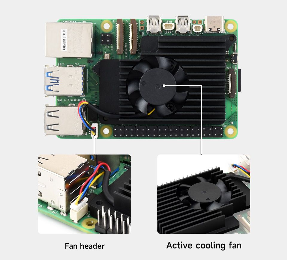 Active Cooler for Raspberry Pi 5