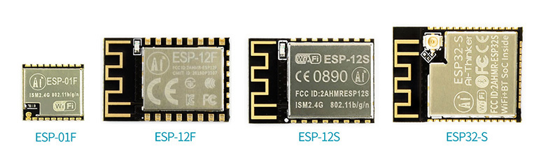 ESP-12F, WiFi Module Based on ESP8266, Built-in 32Mbit Flash, SMD22 Package