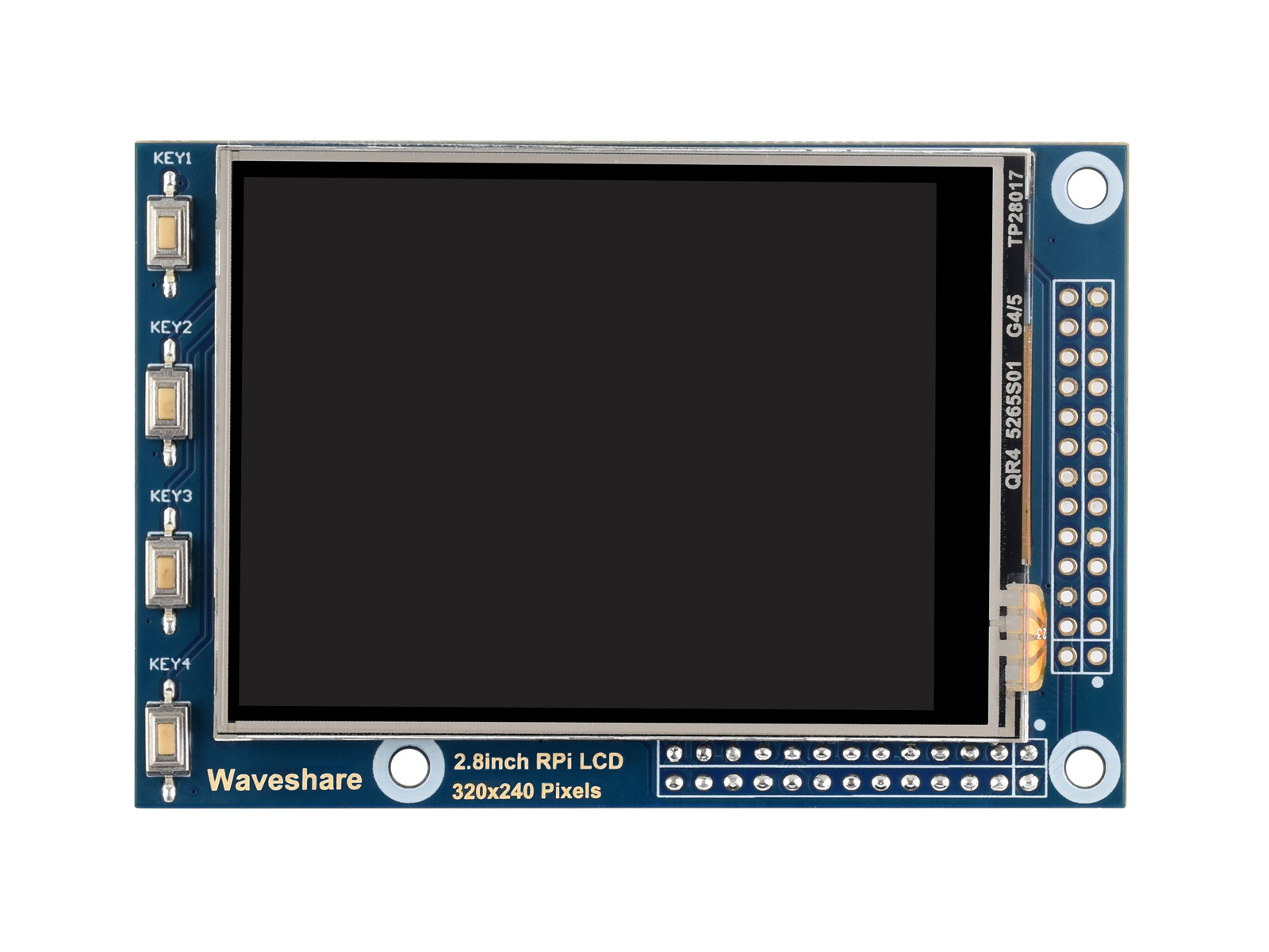 320×240, 2.8 inch Resistive Touch Screen TFT LCD, Designed for