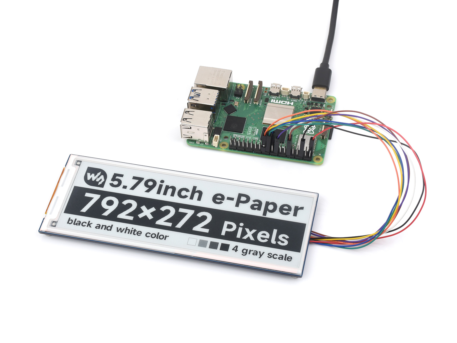 5.79inch e-Paper display Module, e-ink display, 792x272 5.79inch e-Paper display Module, e-ink display, 792x272