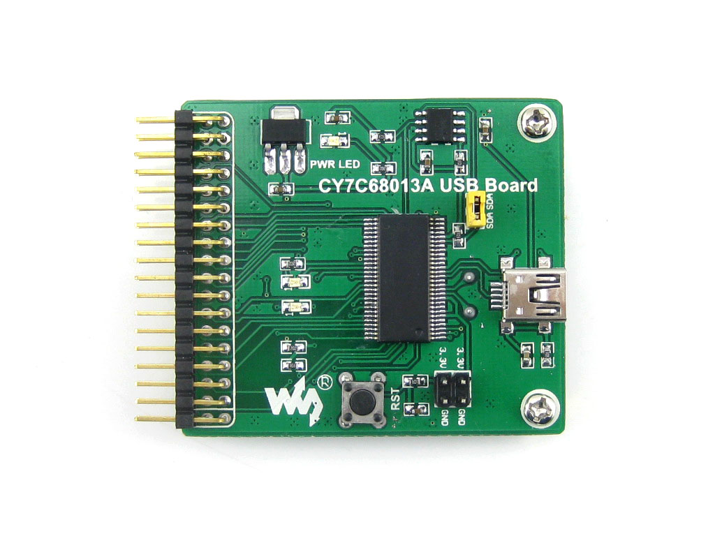 Scheda Di Sviluppo USB Hailege CY7C68013A - Core Board EZ-USB FX2LP Per Analizzatore Logico E Prototipazione - 3