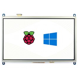 10.1inch Resistive Touch Screen LCD, 1024×600, HDMI, IPS, Supports Raspberry Pi / PC