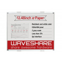 1304×984, 12.48inch E-Ink raw display, red/black/white three-color