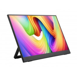 Luckfox 15.6inch Portable Monitor With Stand, IPS screen, Mini HDMI Interface, 1920 × 1080 Full HD, 178° Viewing Angle, ABS Case, Supports HDR, No Touch