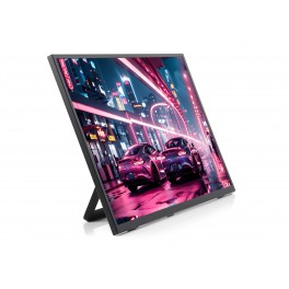 Luckfox 18.5inch Portable Monitor with Stand, IPS screen, 120Hz High Refresh Rate, Mini HDMI Interface, 1920 × 1080 Full HD, 178° Viewing Angle, ABS Case, No Touch