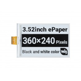 3.52inch e-Paper raw display, 360 × 240, SPI Interface