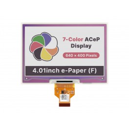 4.01inch ACeP 7-Color E-Paper E-Ink Raw Display, 640×400, without PCB