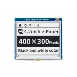 4.2inch E-Paper Cloud Module, 400×300, WiFi Connectivity