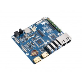 Dual Gigabit Ethernet Base Board Designed for Raspberry Pi Compute Module 4