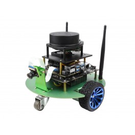 JetBot Professional Version ROS AI Kit B, Dual Controllers AI Robot, Lidar Mapping, Vision Processing, comes with Waveshare Jetson Nano Dev Kit.