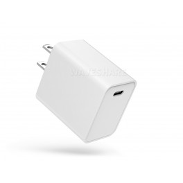 PD20W Fast Charger, USB Type-C Wall Charger Block, US Plug, intelligently adjusts the charging rate