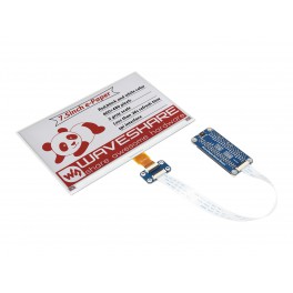 7.5inch E-Paper E-Ink Display Module (B) for Raspberry Pi Pico, 800×480, Red / Black / White, SPI