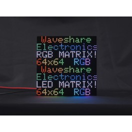 RGB full-color LED matrix panel, 2.5mm Pitch, 64x32 pixels, adjustable  brightness