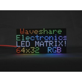 Coolwell RGB Full-Color LED Matrix Panel for Raspberry Pi and Ardui, 3mm  Pitch, 64×64, 4096 Individual RGB LEDs, Brightness Adjustable