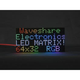 RGB full-color LED matrix panel, 2.5mm Pitch, 64x32 pixels, adjustable brightness