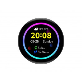 RP2350 1.43inch AMOLED Display Development Board, 466×466, SPI Interface Round Display, Onboard Accelerometer And Gyroscope Sensor, RTC Chip