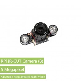 RPi IR-CUT Camera (B), Better Image in Both Day and Night