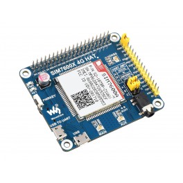 SIM7600A-H 4G HAT for Raspberry Pi, LTE Cat-4 4G / 3G, GNSS, for North America