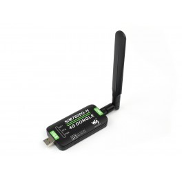 SIM7600G-H 4G DONGLE with antenna, industrial grade 4G communication and GNSS peripheral, global band support