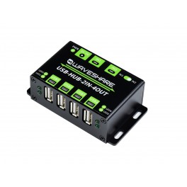 Industrial Grade USB HUB, Extending 4x USB 2.0 Ports, Switchable Dual Hosts