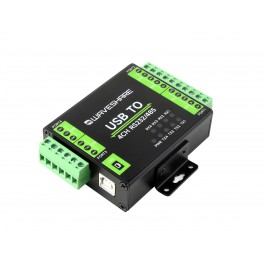 Industrial Isolated USB To RS232/485 Converter, Original FT4232HL Chip, Supports USB To 2-Ch RS232 + 2-Ch RS232/485