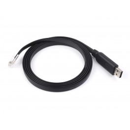 Industrial USB To RJ45 Console Cable, USB Type A to RJ45 Console Male Port, Original FT232RL Chip, Cable Length 1.8m