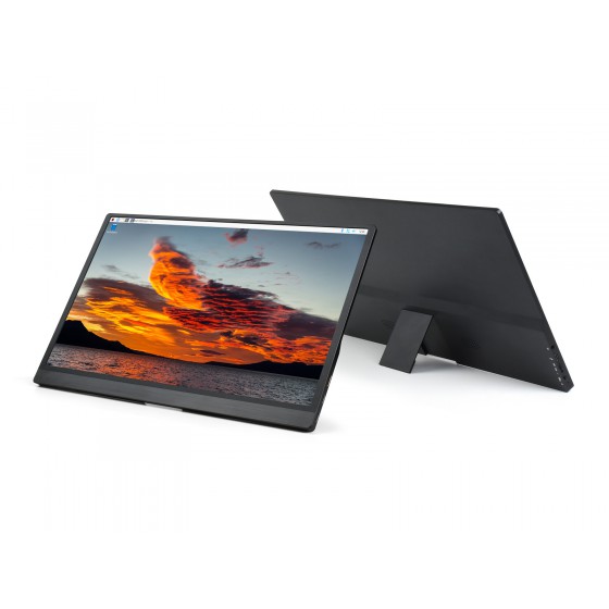 15.6inch Monitor with Stand, Thin and Light Design, IPS screen, 1920 × 1080 Full HD, 100%sRGB High Color Gamut, No Touch