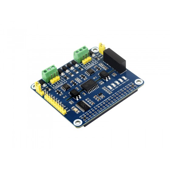 2-Channel Isolated RS485 Expansion HAT for Raspberry Pi